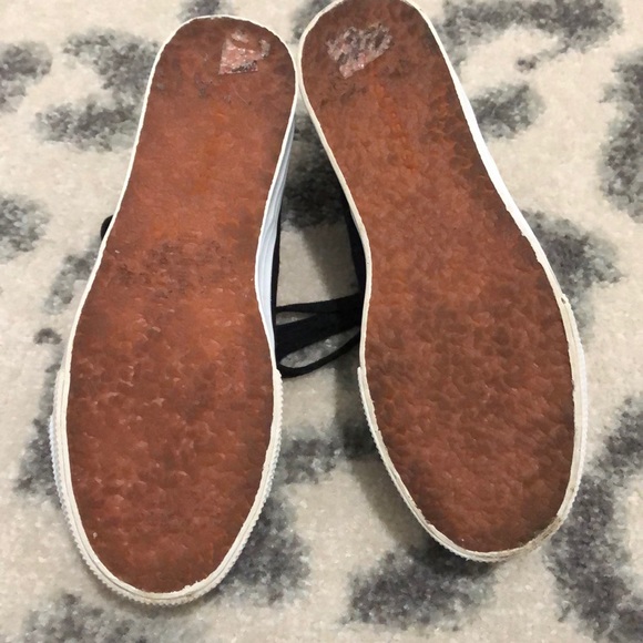 Superga black platform sneakers. Size 6.6 - Picture 3 of 3